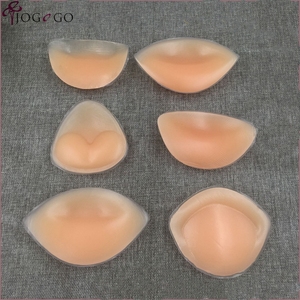 Venta de la fábrica Nude Invisible Push up Bra Pads baño Bras silicona inserciones - Product Image 4