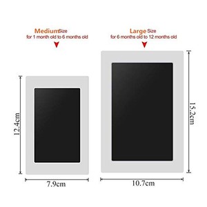 2024 Bebê <span class=keywords><strong>handprint</strong></span> e pegada argila para bebê pegada foto moldura pata sem tinta impressão pad cão impressão pegadas bebe - Product Image 4
