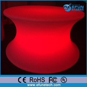 Bar muebles led <span class=keywords><strong>se</strong></span> encienden mesa, plástico rgb del cambio del color de mesa iluminada - Product Image 1