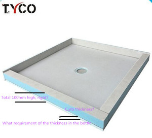 Plateau de <span class=keywords><strong>douche</strong></span> et enceinte de 90x90, Base de <span class=keywords><strong>douche</strong></span> approuvée CE, plateau de <span class=keywords><strong>douche</strong></span> XPS, bordure - Product Image 6