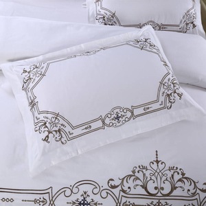 Ensemble de literie brodé 100% coton direct d'usine hôtel utilisé pour le grossiste à prix compétitif - Product Image 4
