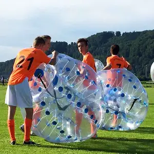 Günstige TPU 1,2 m/1,5 m/1,7 m begehbare Kunststoff-Sumo-Wrestling-Anzüge Bubble Ball Reparatur satz