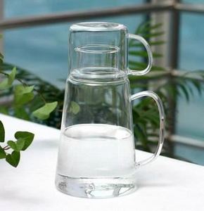 <strong>Crystal</strong> Borosilicate <strong>glass</strong> water carafe set,Bedside Night Carafe With Tumbler <strong>Glass</strong> - Product Image 4