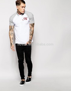 Col Polo <span class=keywords><strong>T</strong></span> Shirts 100 coton Polo Raglan à manches courtes brodé polos Logo personnalisé - Product Image 2