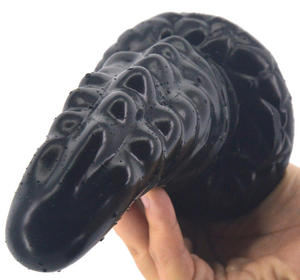 FAAK Del Sesso Negozio di Grande Spina Anale Del Silicone Curvo con la Tazza di Aspirazione Dente di Sega Onde Dildo Prodotti Del Sesso Del Sesso g-spot giocattoli morbido Butt Plug