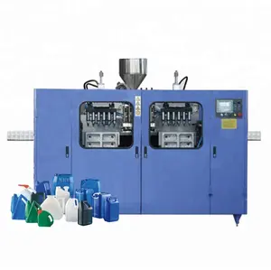 Plc Controle 1 Liter Lage Prijs Kleine Rotary Zuigfles Plastic Jerry Kan Productie Blow Molding Making Machine