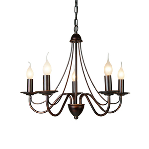 Lustre extensoir en fer au design vintage, UL ETL CB saab CE, style européen et américain - Product Image 1