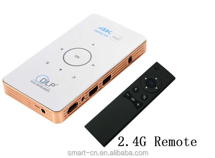 Usine Le Plus Récent 4 k mini projecteur intelligent pico projecteur de poche Android Bluetooth DLP Projecteur plus petit