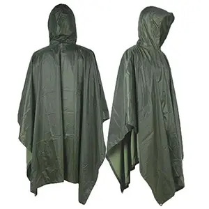 Водонепроницаемая камуфляжная дождевая куртка Ripstop, дождевое пончо