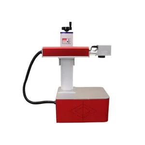 20w 30w 50w mini metall optische Faser farbe Laser gravur Kennzeichnung Maschine für verkauf faserlaser 40w mini metall laser stecher