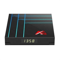 Boîtier TV intelligent A10 RK3318 2G/4G RAM 16G/32G/64G ROM Rockchip RK3318 Android 9.0 Boîtier TV A10 Décodeur