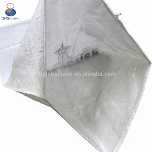 GRS OEM Plástico Reciclado Tejido Misprint Impreso Laminado <span class=keywords><strong>Durable</strong></span> PP Tejido Alimentación Maíz Mariscos Embalaje 25kg Bolsa de polipropileno - Product Image 3