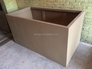 Grands pots <span class=keywords><strong>de</strong></span> fleurs, blanc, haute résistance, imperméables, pour l'extérieur, vente <span class=keywords><strong>en</strong></span> gros - Product Image 2
