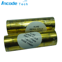 Cinta de Transferencia Térmica de Cera Plateada de 110 mm x 300 m para Impresora de Códigos de Barras
