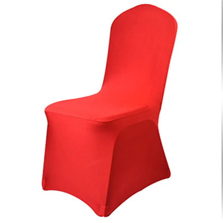 Dekorative rote Farbe Sitz Hochzeit Stuhl hussen