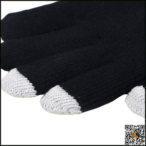 Moda My llamada pantalla táctil de teléfono inteligente tejió guantes negros, de punto guantes de bluetooth - Product Image 5