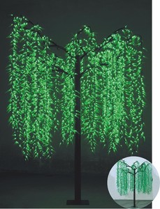 Arbre artificiel <span class=keywords><strong>pleureur</strong></span> à LED pour décoration extérieure - Product Image 6