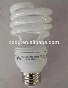 소형 형광등 반 나선형 에너지 절약 램프 무료 샘플 E27 PBT PC 6500K DAYLIGHT CFL 유리 15W 20W 25W OEM 60 80