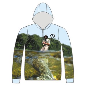 Camicie da pesca resistenti e traspiranti e traspiranti a maniche lunghe personalizzate Upf50 protezione solare ad asciugatura rapida con rete per uomo - Product Image 2