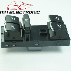 MH อิเล็กทรอนิกส์สำหรับ <span class=keywords><strong>VW</strong></span> Jetta Golf MK5 MK6,GTI Rabbit Passat B6 3C ปุ่มสวิตช์กระจกโครเมี่ยม5ND 959 857 5ND959857 - Product Image 3