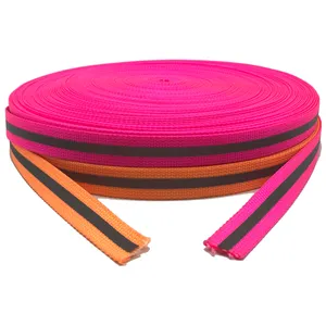 Custom Wholesale PP Material Webbing Strap Elastic Multi-Functional Nylon and Polyester Tape 1.2cm Width Roll Packing