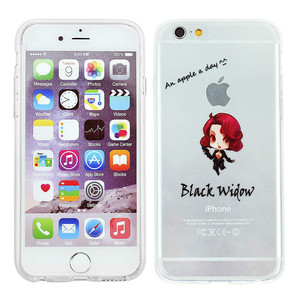 Fundas silicona fina y transparente para iphone 6 / 6plus celulares con dibujo de marvel heroes - Product Image 3