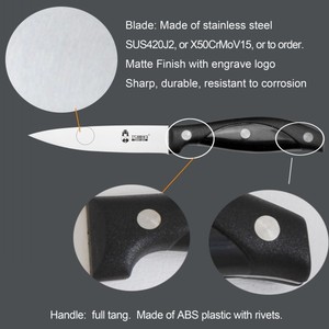 <span class=keywords><strong>Couteau</strong></span> <span class=keywords><strong>à</strong></span> fruits 3.5 polegada <span class=keywords><strong>Parer</strong></span> avancée en acier inoxydable petite <span class=keywords><strong>couteau</strong></span> - Product Image 3