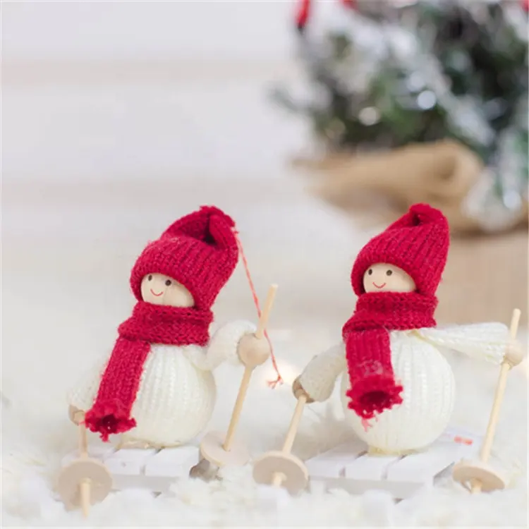 Bonecos de feltro para meninos e meninas, itens de decoração de natal