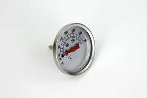 Thermomètre en verre bimétallique en acier inoxydable, 2 pouces, pour four et BBQ - Product Image 2