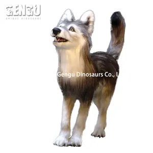 Animal Theme Park Animatronic Wolf