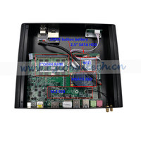 Eglobal V7-7500U Mini Desktop 7e generatie Core I7-7500U 2,7GHz Dual DDR3L Max. ondersteuning 16GB Ram SSD/HDD Compacte computer zonder ventilator