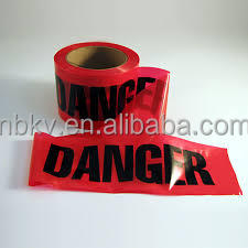 OEM xây dựng an toàn cảnh báo băng không dính màu đỏ trắng sọc chướng ngại vật thận trọng gắn cờ in ấn tính năng trên vật liệu PE - Product Image 5