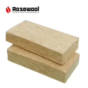 Basalt Wool Supplier Insulation Rock Wool 120mm Thick Rock Rose Wool Heat Insulation Materials Basalt Wool