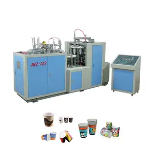 China Manufac turing Automatic Making Preis der Pappbecher Maschine