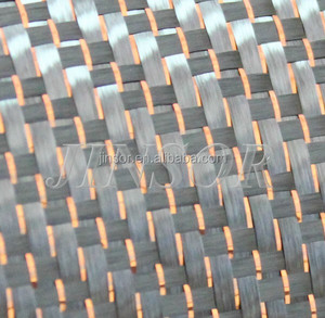 Tissu tissé de fibre de carbone de couleur de paillettes de cuivre pour l'usage d'industrie - Product Image 5