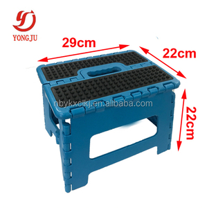 Plastic Folding <strong>Step</strong> <strong>Stool</strong> With Non-slip TPR Surface - Product Image 1