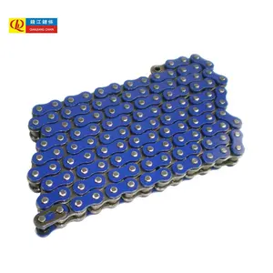 Wholesale 428H o ring red, blue, green, yellow colored motorcycle chain 118L for Honda,Suzuki, Yamaha etc