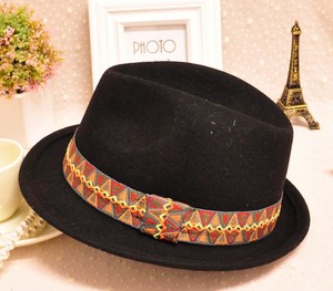 vente en gros <span class=keywords><strong>chapeau</strong></span> fedora <span class=keywords><strong>noir</strong></span> <span class=keywords><strong>borsalino</strong></span> fedora chapeaux de feutre - Product Image 1