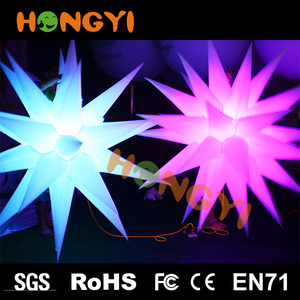 Fábrica directa iluminación LED inflable estrella estrellas coloridas medusas luminosa <span class=keywords><strong>discoteca</strong></span> apoyos modelo - Product Image 1