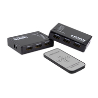 Commutateur HDMI 4K 5 en 1 Sélecteur HDMI 5 ports hdmi 5x1 switch Box avec télécommande IR pour ordinateur HDTV
