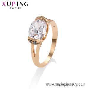 12475 de China al por mayor de <span class=keywords><strong>Xuping</strong></span> 18 K <span class=keywords><strong>oro</strong></span> chapado delicado joyería anillos de diseño para mujeres - Product Image 1