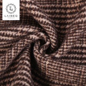 STOCK 2017 vente chaude laine tweed tissu à carreaux chèque pour manteaux - Product Image 1
