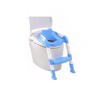 Baby Potty Trainer Safety Seat Chair Step Baby Toilet With Adjustable Ladder Infant Toilet Training Folding Seat