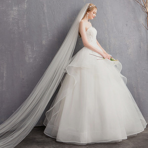 <span class=keywords><strong>Vestido</strong></span> <span class=keywords><strong>de</strong></span> <span class=keywords><strong>boda</strong></span> <span class=keywords><strong>de</strong></span> encaje blanco francés <span class=keywords><strong>de</strong></span> cintura alta <span class=keywords><strong>para</strong></span> mujeres embarazadas <span class=keywords><strong>de</strong></span> diseño elegante - Product Image 4