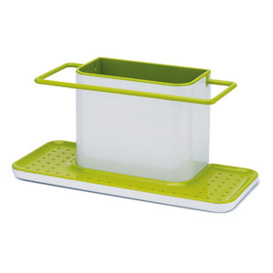 Black and White Desktop Kitchen Sponge Organizer Dish Self Draining <strong>Sink</strong> Storage <strong>Rack</strong> - Product Image 3