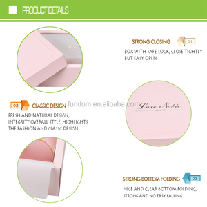 Trung Quốc Số Lượng Lớn Bán Buôn Matte Nhiều Lớp Pastry Gói Nắp Và Cơ Sở Đáng Yêu Pinkgift Giấy Donut Bao Bì Hộp Cho 6 Pcs Gói - Product Image 4