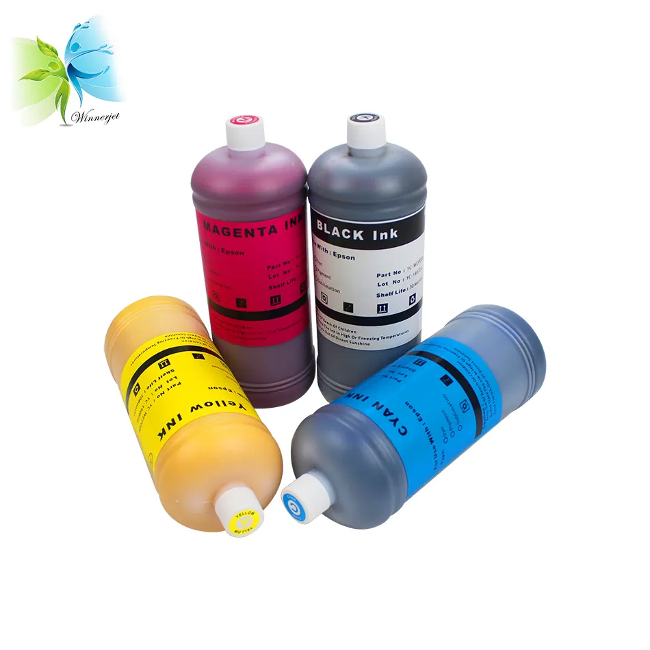 Su geçirmez pigment Epson L300 L330 L360 L800 L801 L805 L1800 dijital baskı mürekkebi Epson yazıcı için