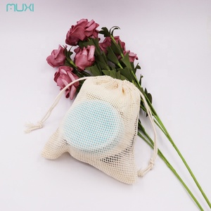 Tampons démaquillants réutilisables en <span class=keywords><strong>coton</strong></span> 10 pièces plus ensemble de gants démaquillants emballés avec une boîte kraft - Product Image 6