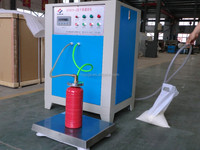 Machine de test de pression pour cylindres d'extincteurs, testeur hydraulique avec construction en acier, composants de roulements et de moteur