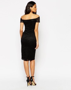 Para <span class=keywords><strong>mujer</strong></span> del amor del cordón Bardot Midi vestido ajustado - Product Image 2